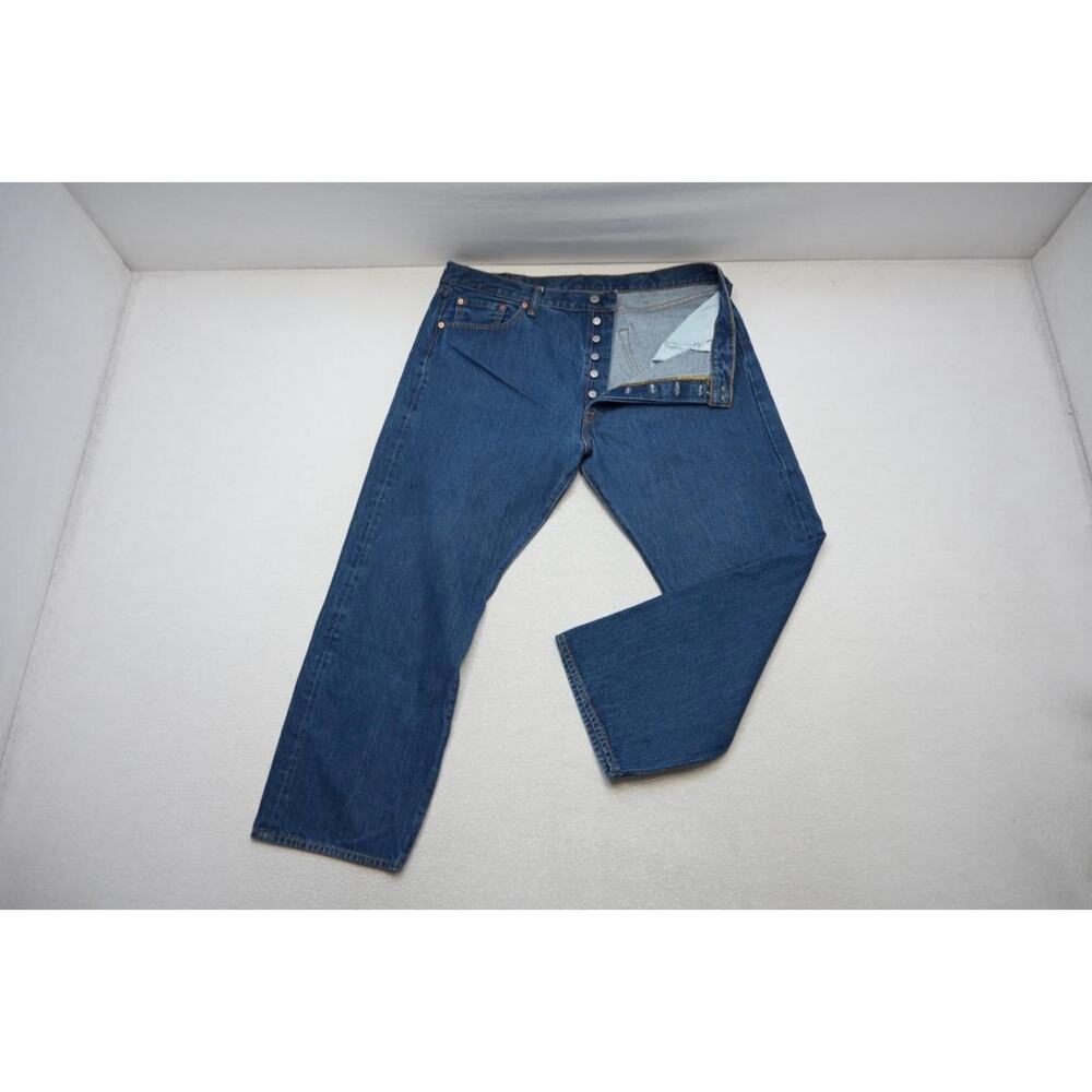 Levis 501 Double XX Straight Rugged Button Fly Jeans Mens Sz 40 x 28 (Tag 42x30)